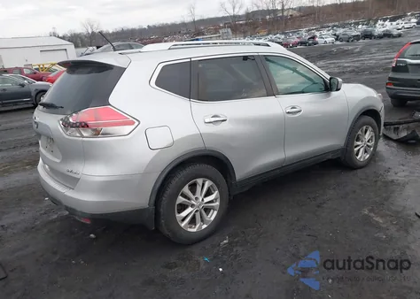 2015 Nissan Rogue Sv из США, поврежденный, VIN KNMAT2MV2FP503767